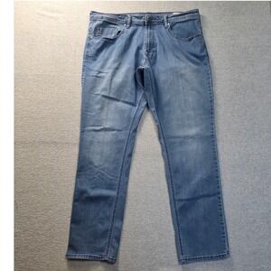 Buffalo David Bitton Axel Slim Stretch Jeans Mens 38x32 Medium Wash Blue Denim